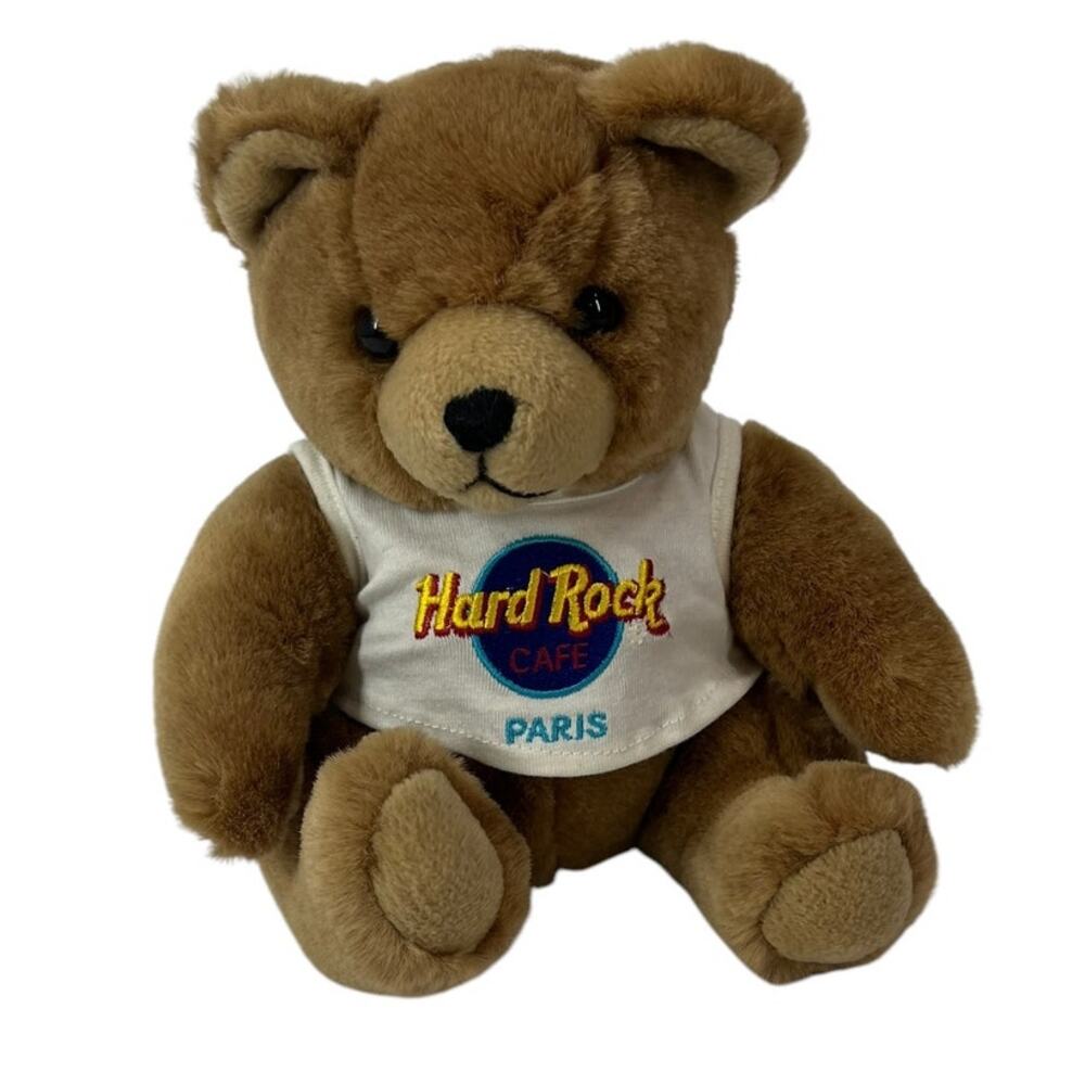 HARD ROCK CAFE PARIS Brown Bear Plush